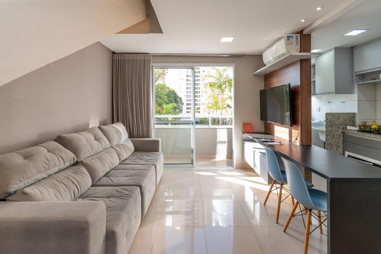 #Th116# Confortavel Duplex De 1 Quarto No Edificio The Expression - Setor Bueno - Tdh116 Гояния Екстериор снимка